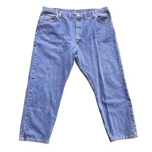 Wrangler Blue Jeans Relaxed Fit Straight Legs 9760WDR Denim Casual Mens 46x30